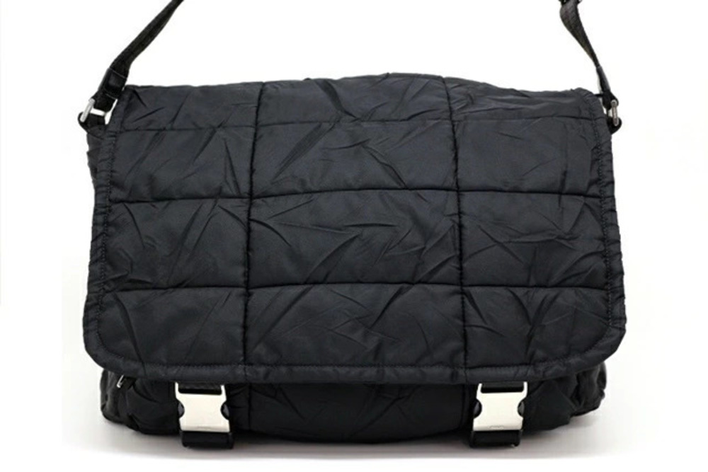 Prada Bag Shoulder Messenger Black